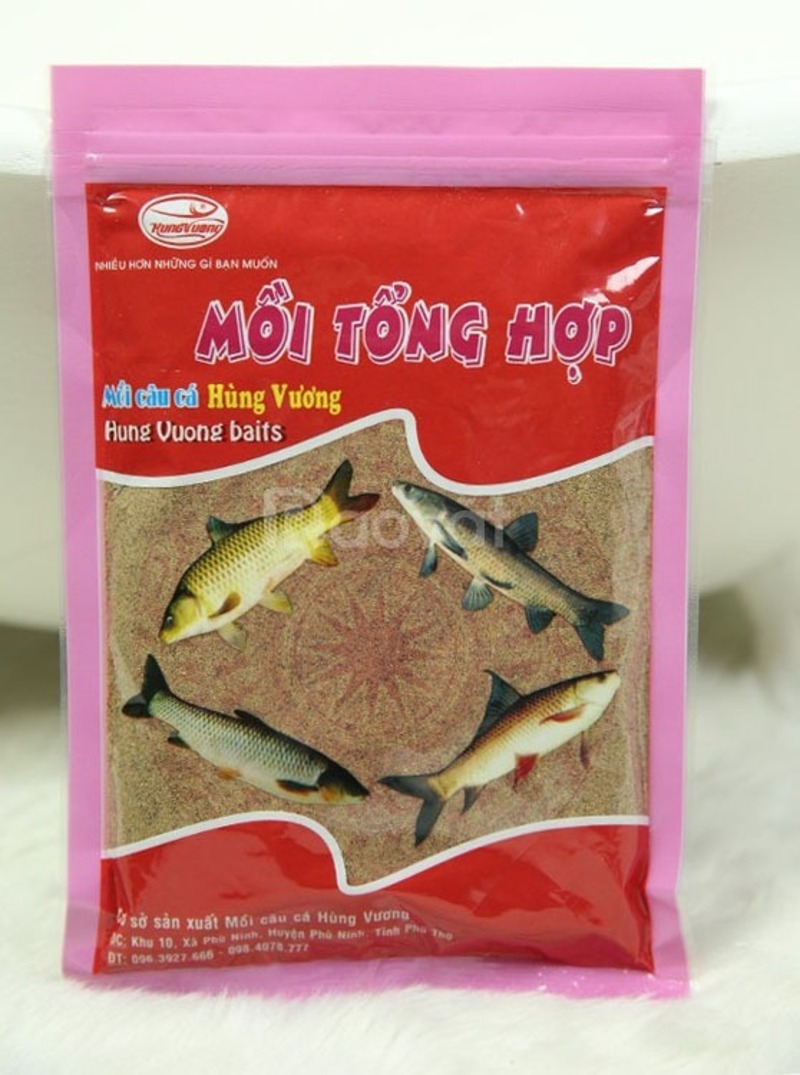 Mồi câu cá chim bằng mồi tổng hợp Mồi câu cá Hùng Vương