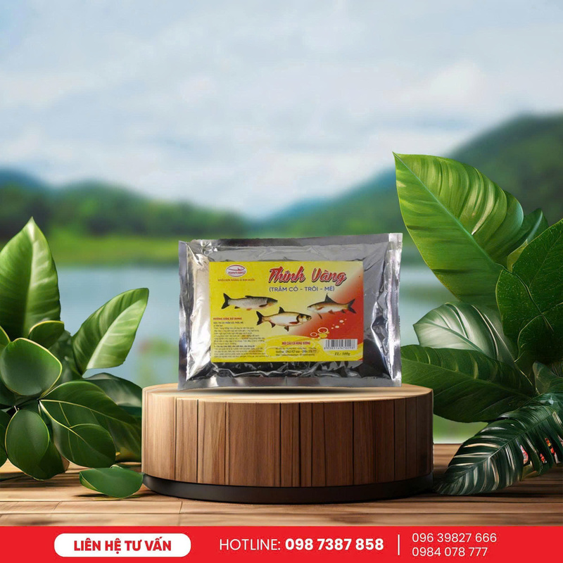 Mồi Thính Vàng – Mồi Câu Cá Trắm Cỏ – SP0467