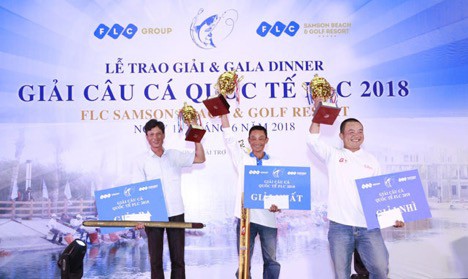 Giải câu cá Quốc tế FLC lần 2018 lần thứ nhất đã diễn ra tại FLC Sầm Sơn