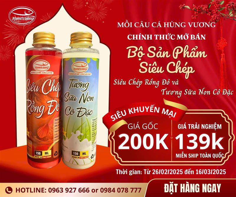  SIÊU PHẨM MỒI CÂU CÁ CHÉP - CHÍNH THỨC MỞ BÁN!