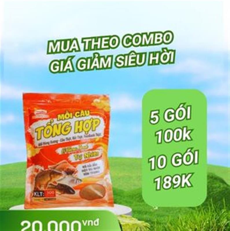 Mồi câu tổng hợp vị thơm tanh